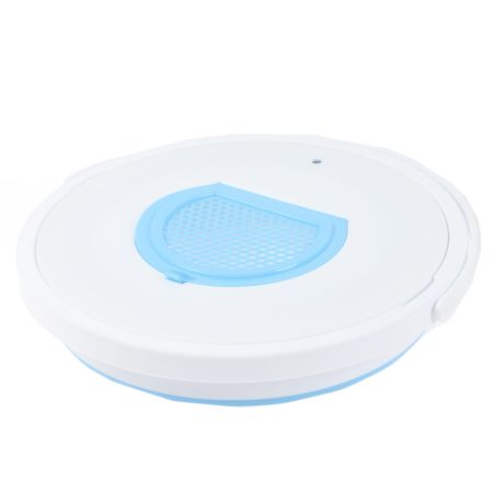 Ведро складное круглое с крышкой, 10 л.